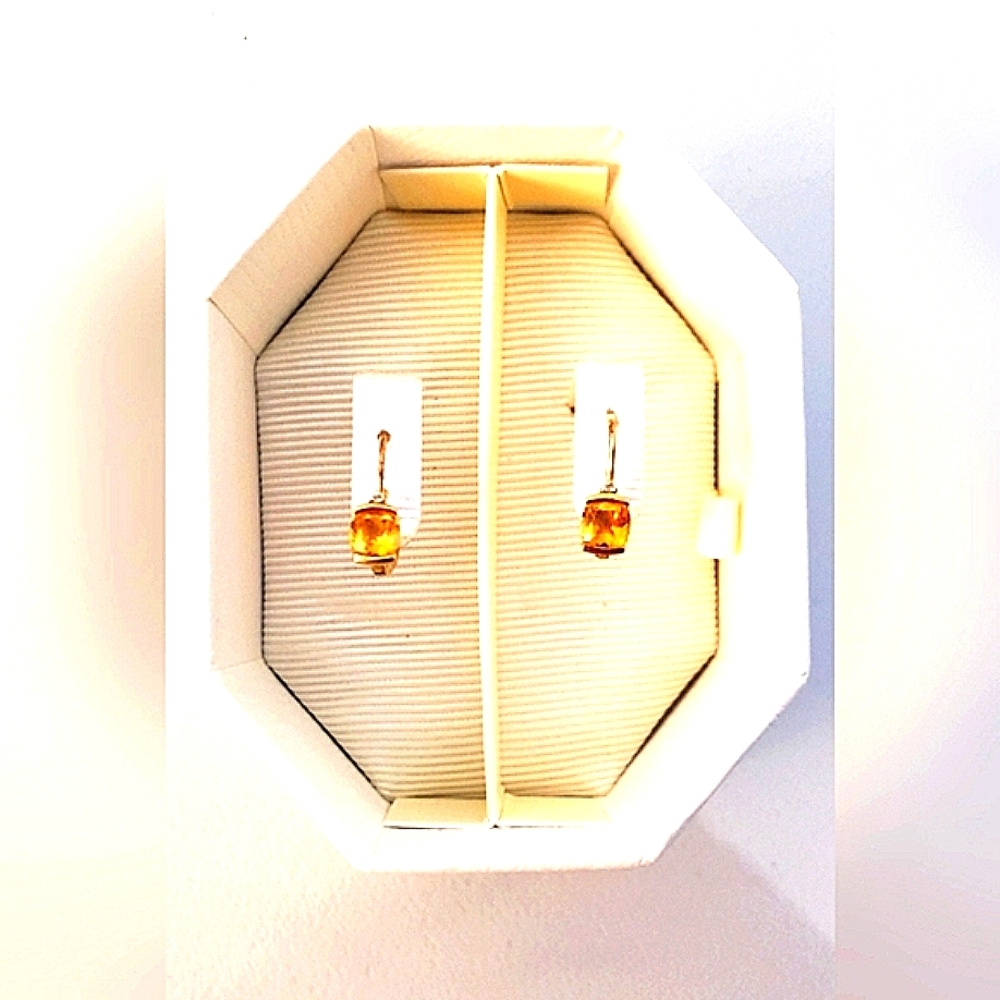 Birthstone Earrings - Citrine